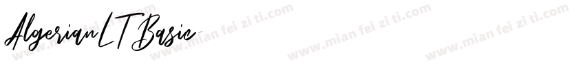 AlgerianLT Basic字体转换